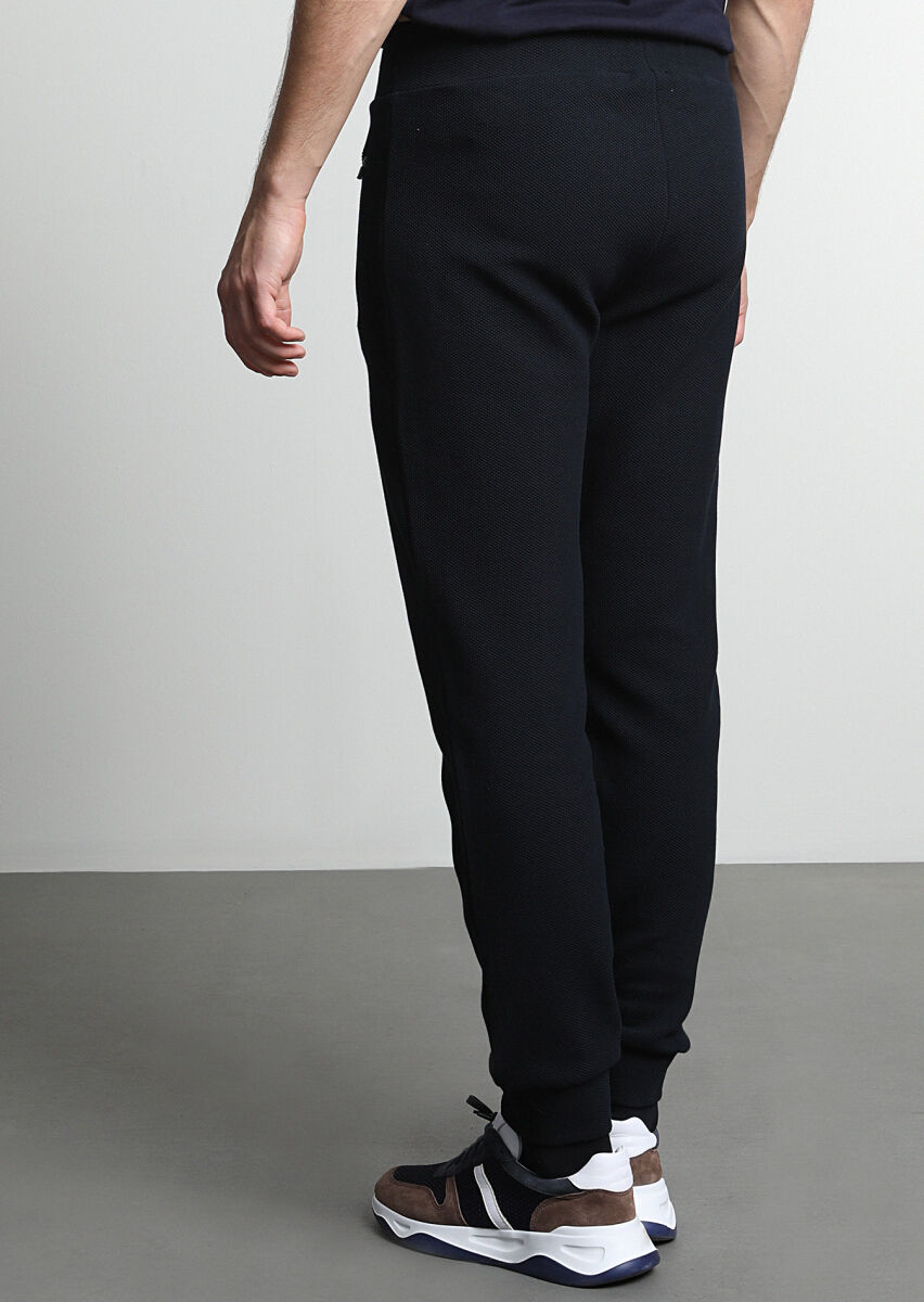 Navy Blue Sweat Pants - 3