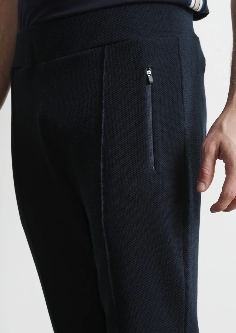 Navy Blue Sweat Pants - 3