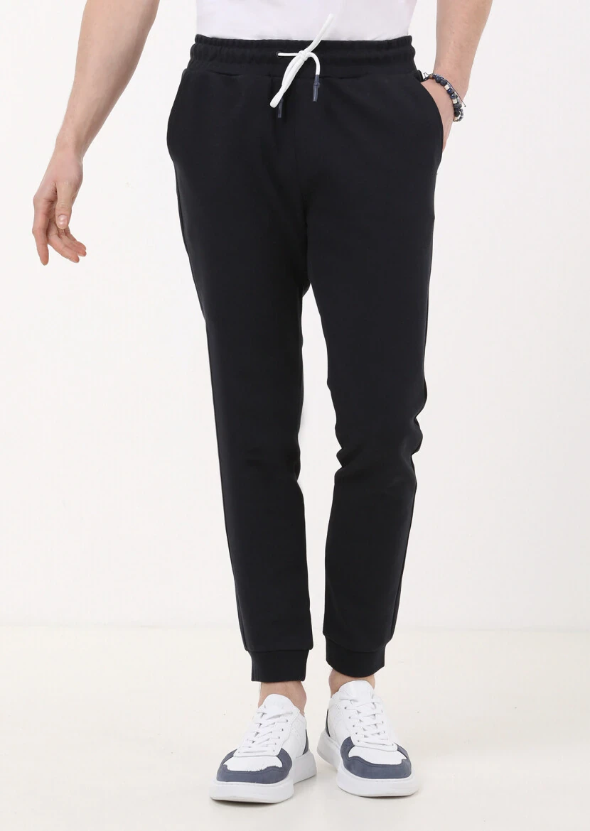 Navy Blue Sweat Pants - 2