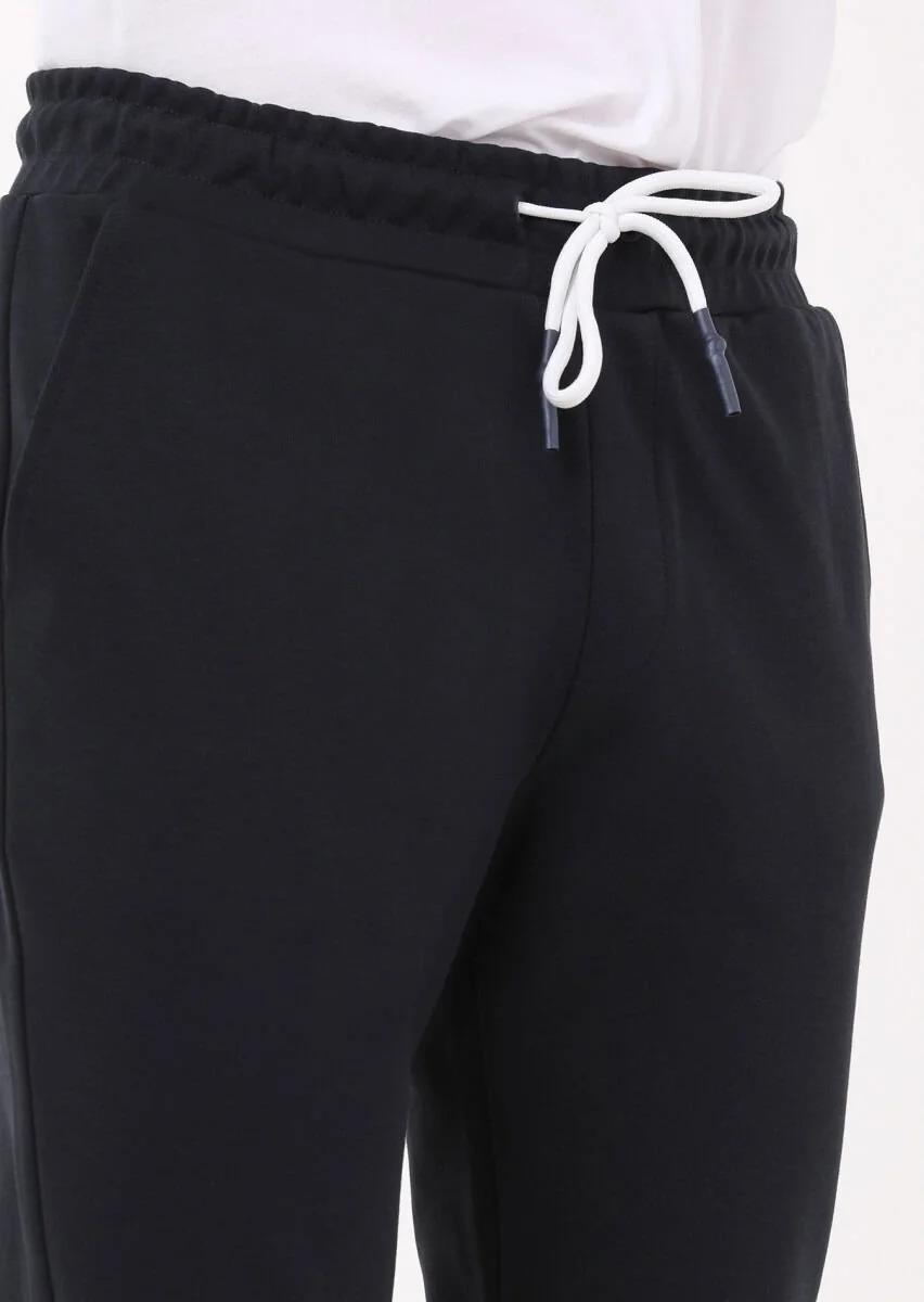 Navy Blue Sweat Pants - 3