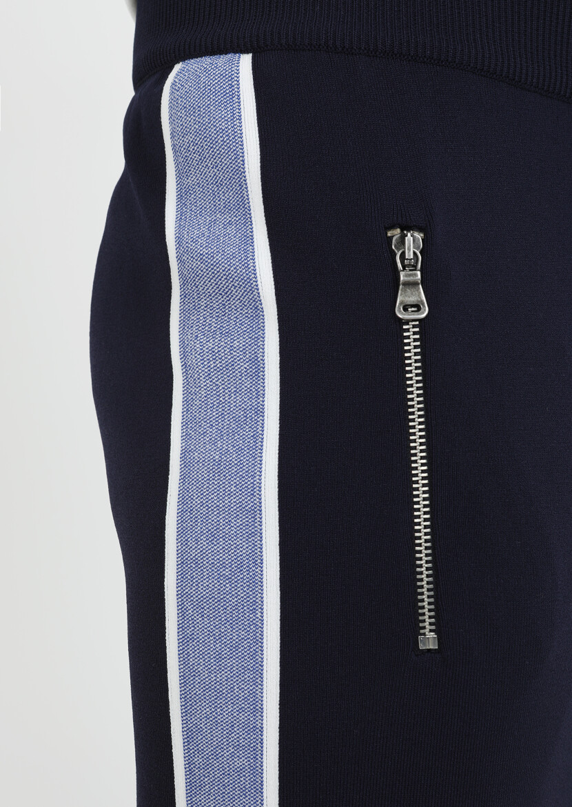 Navy Blue Sweat Pants - 3
