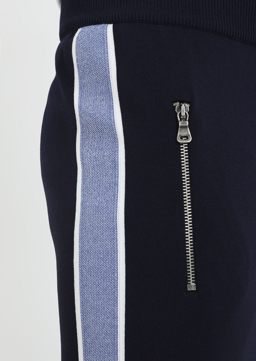 Navy Blue Sweat Pants - 3