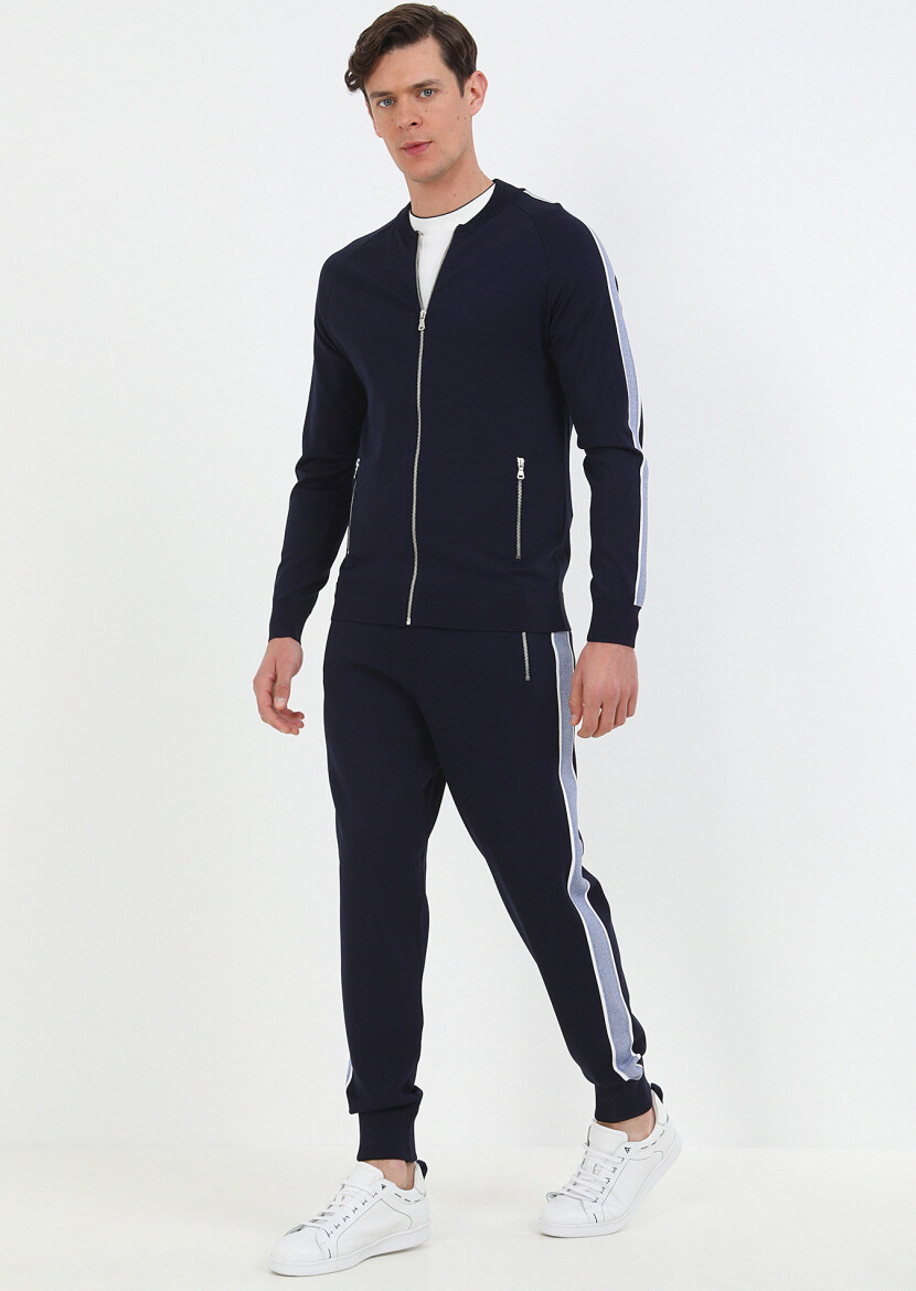 Navy Blue Sweat Pants - 4