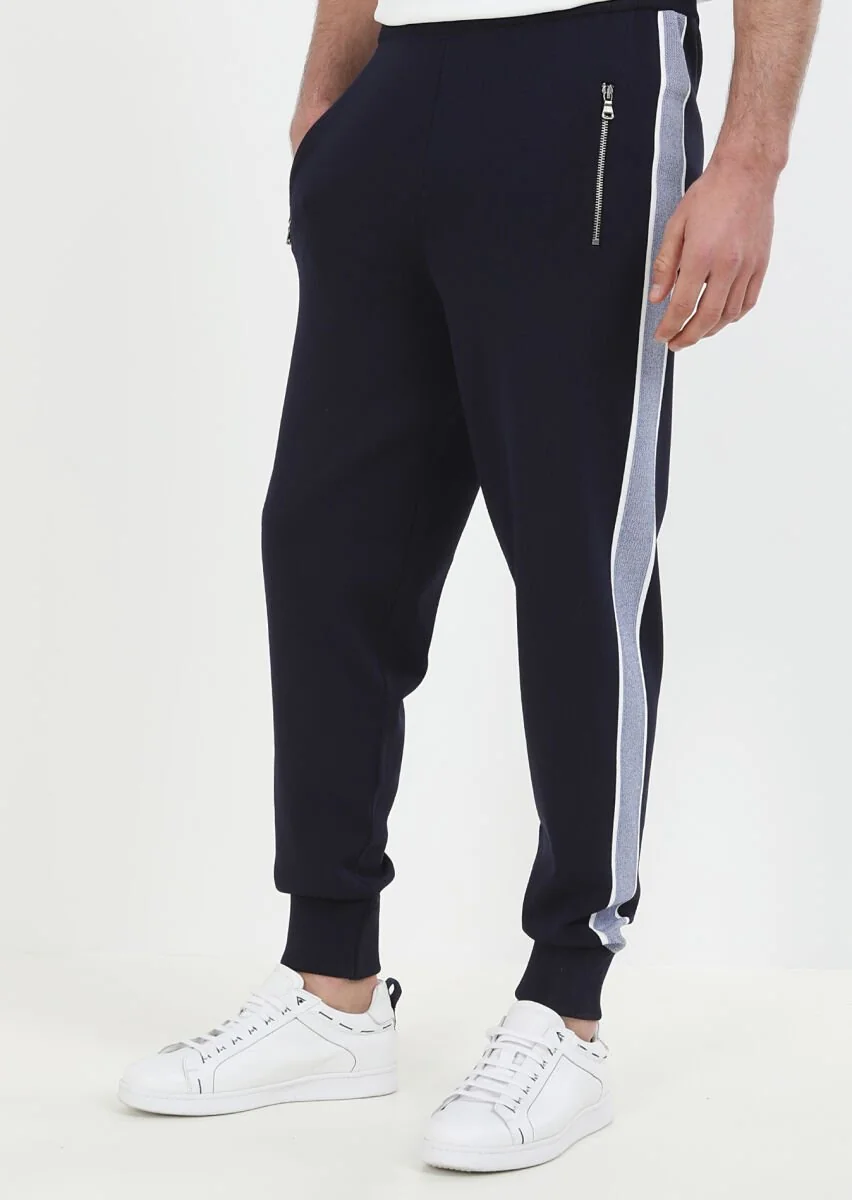 Navy Blue Sweat Pants - 2