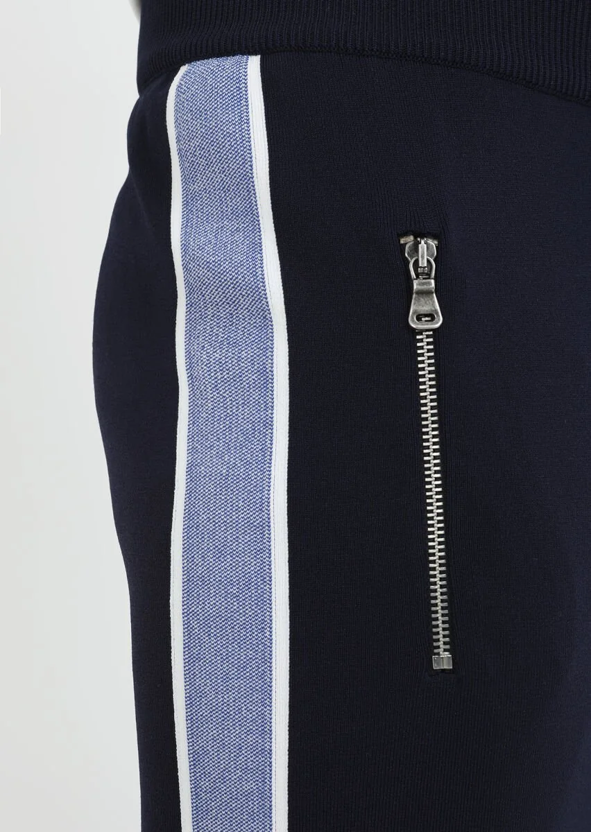 Navy Blue Sweat Pants - 3