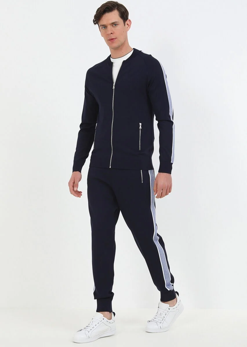 Navy Blue Sweat Pants - 4