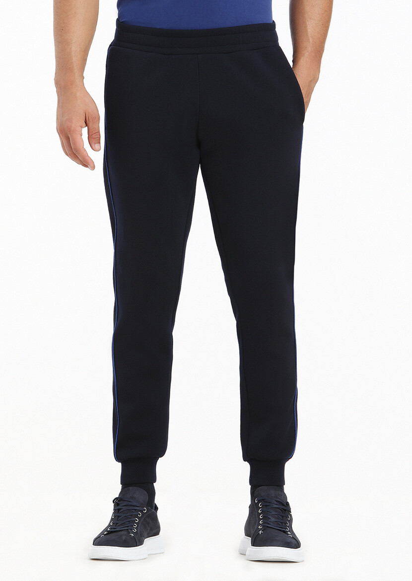 Navy Blue Sweat Pants - 1