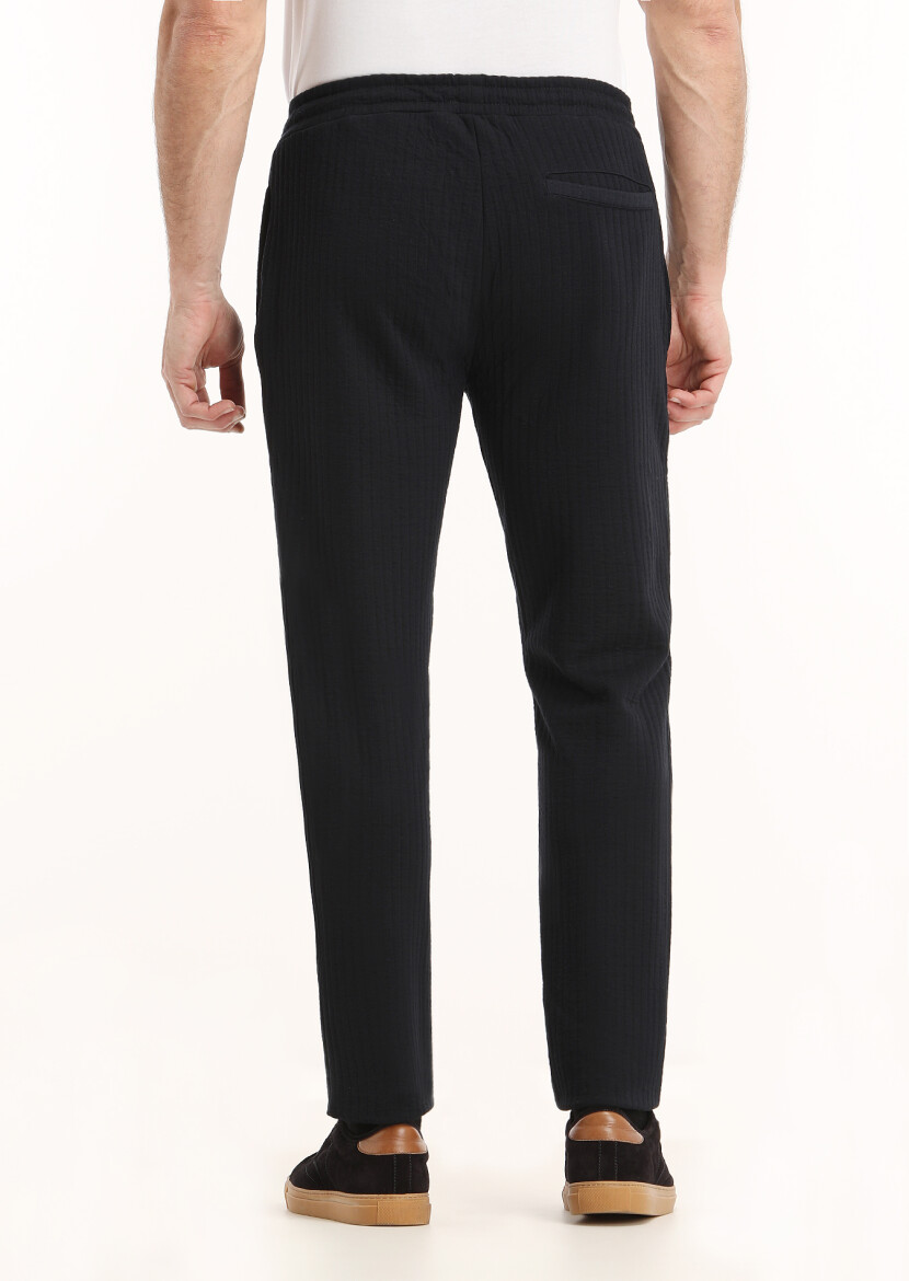 Navy Blue Sweat Pants - 4