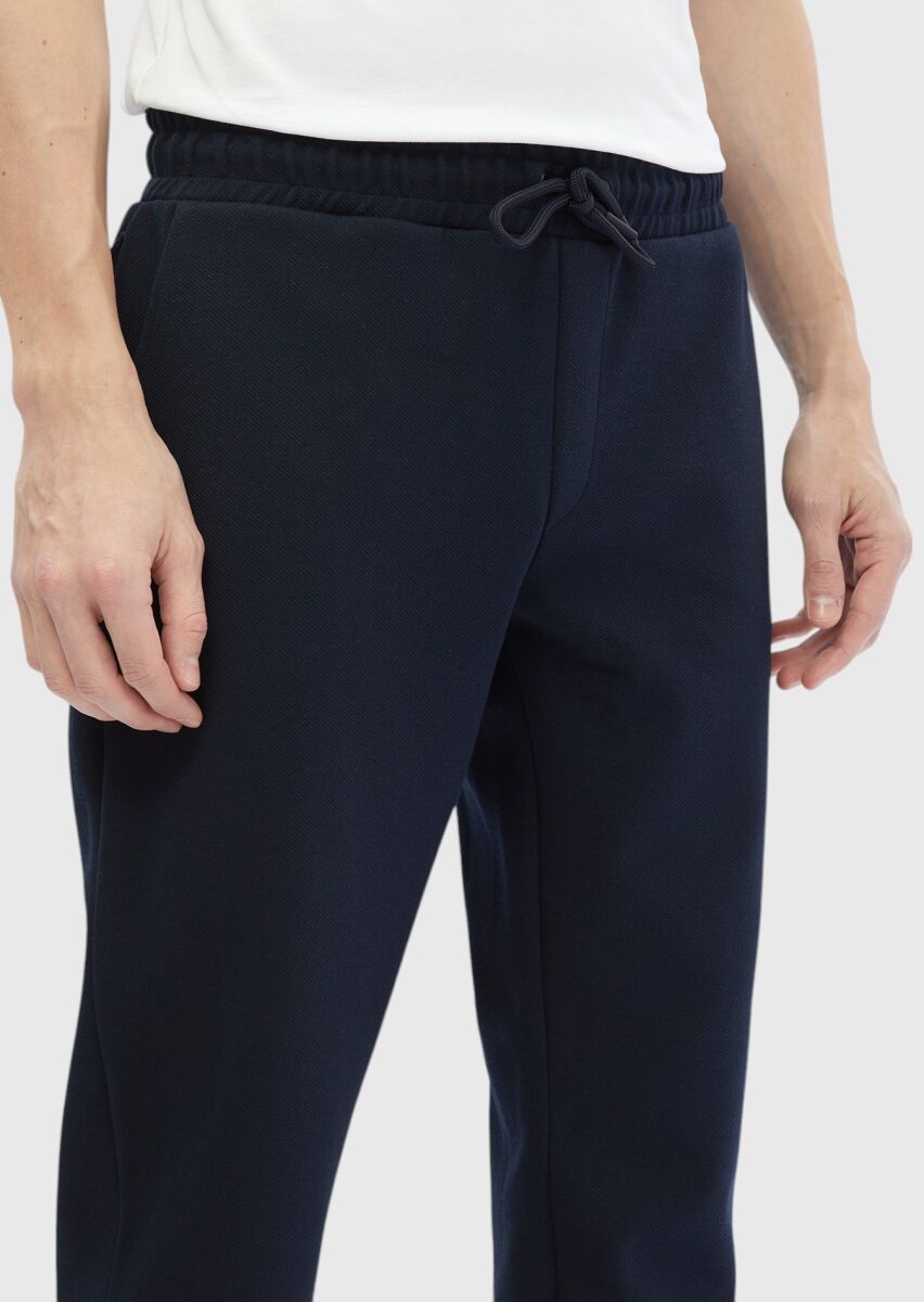 Navy Blue Sweat Pants - 4