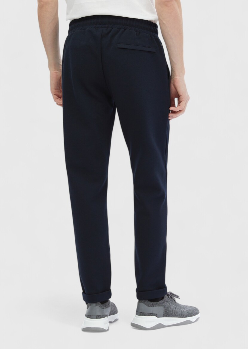 Navy Blue Sweat Pants - 5