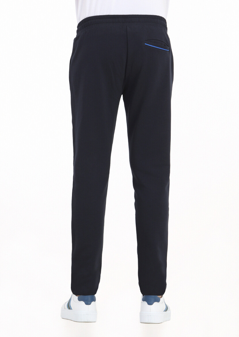 Navy Blue Sweat Pants - 3