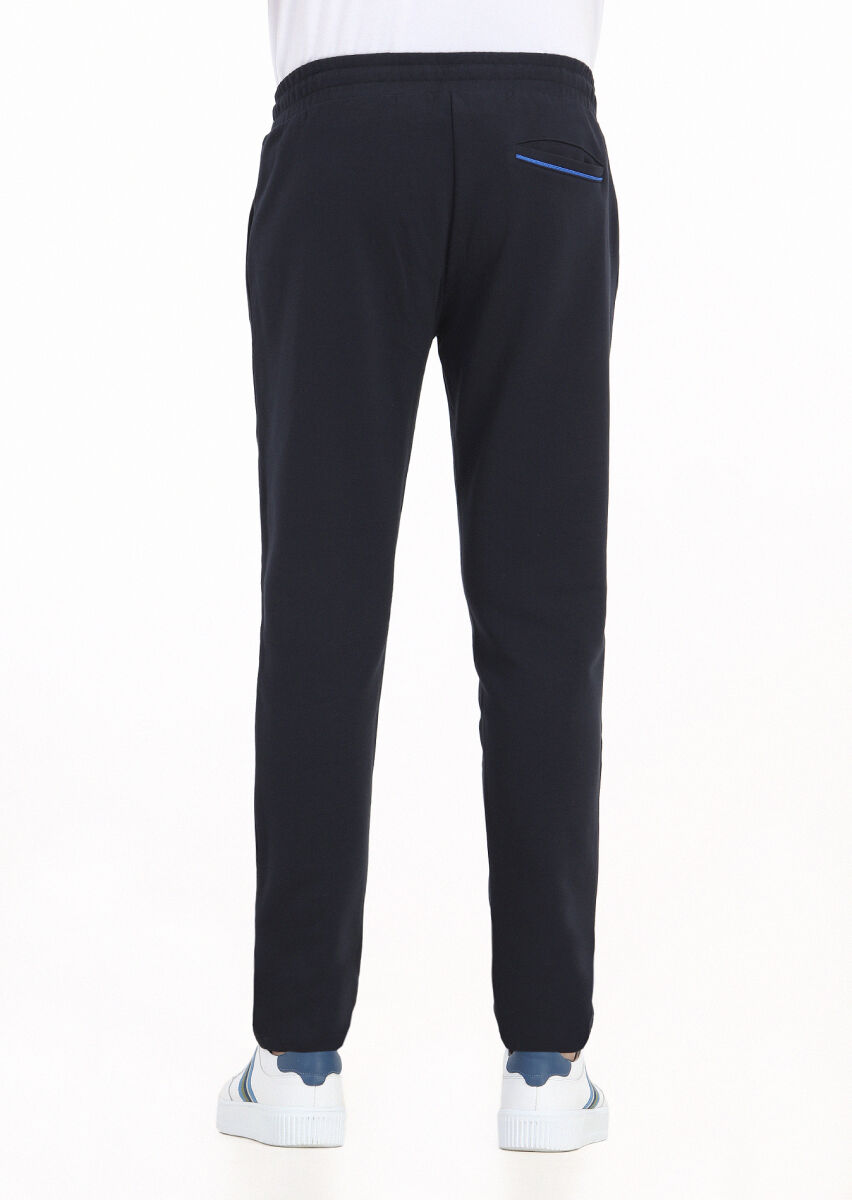 Navy Blue Sweat Pants - 3