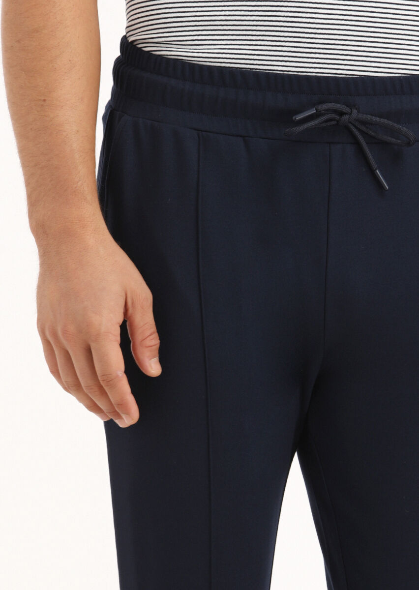 Navy Blue Sweat Pants - 4