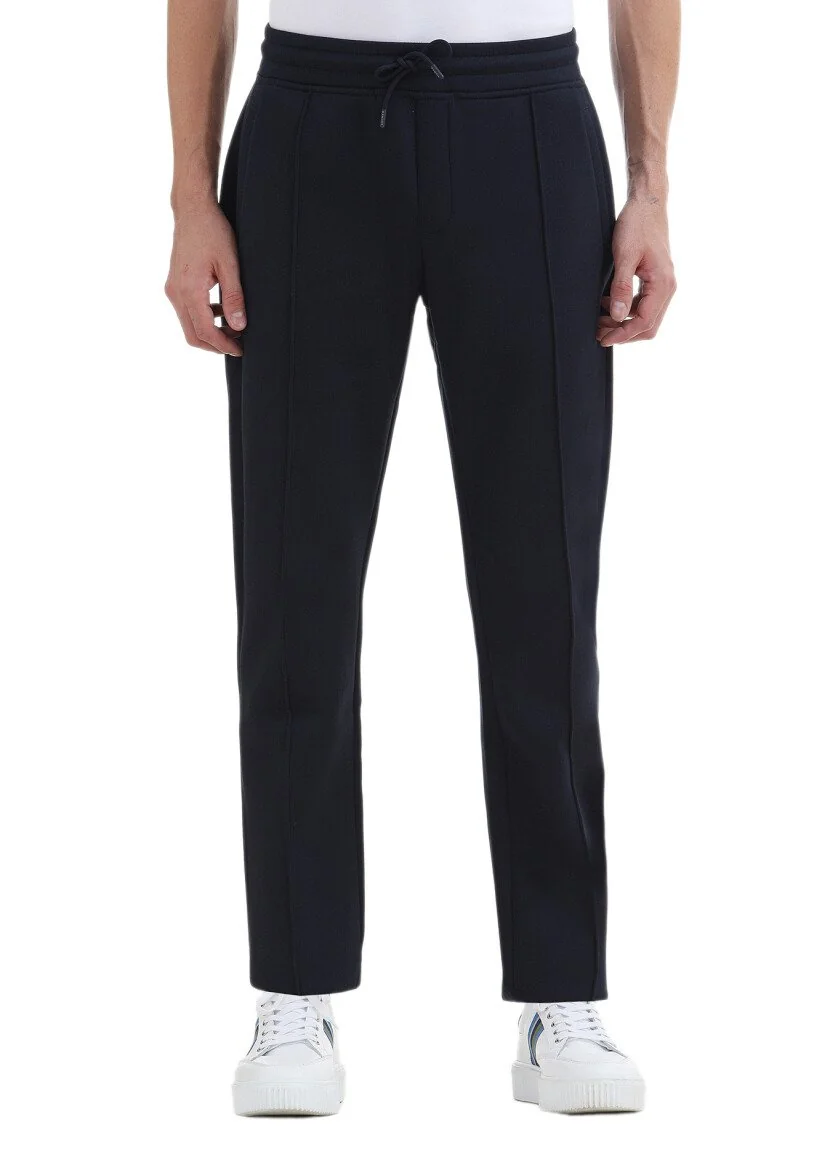 Navy Blue Sweat Pants - 1