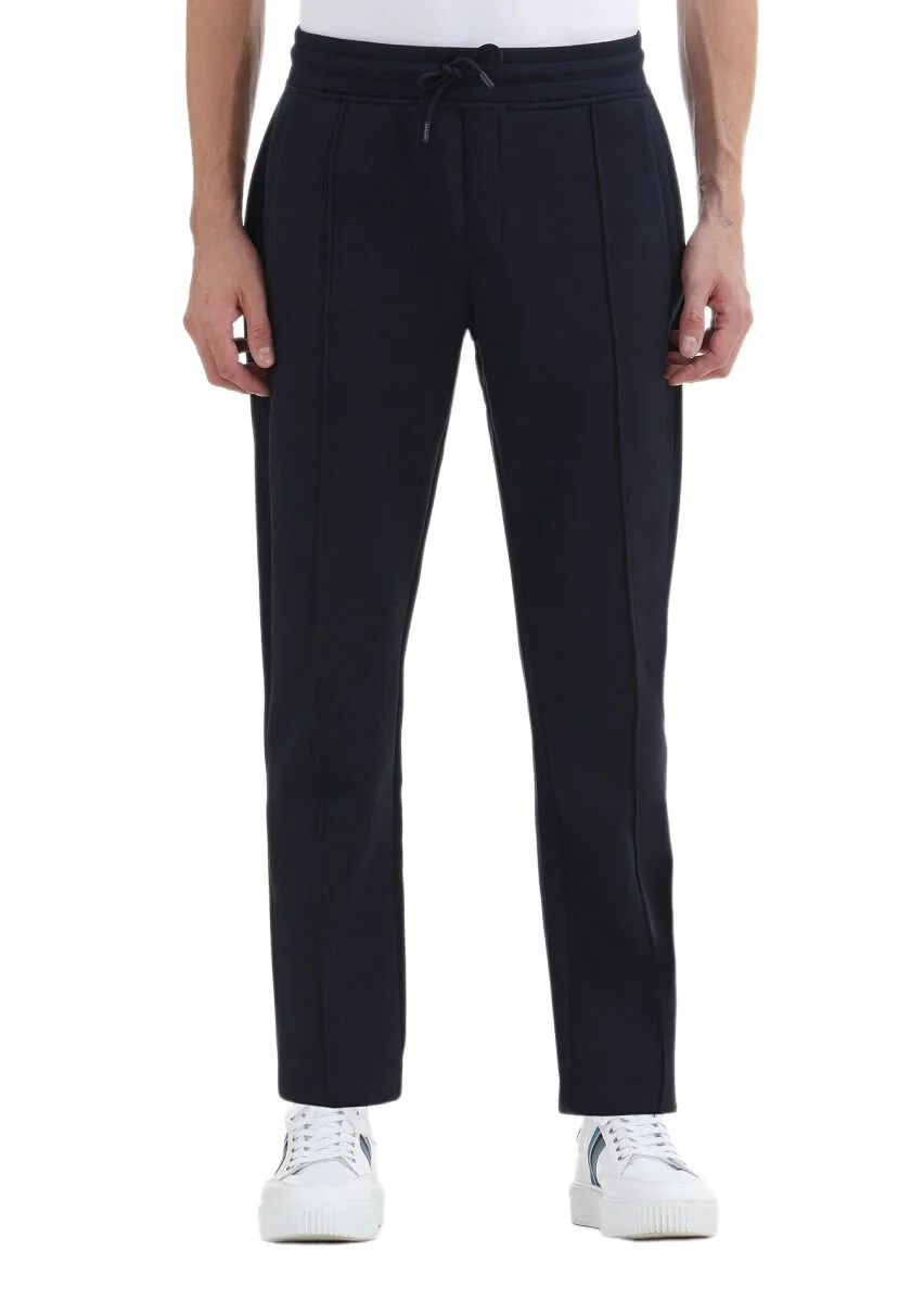 Navy Blue Sweat Pants - 1