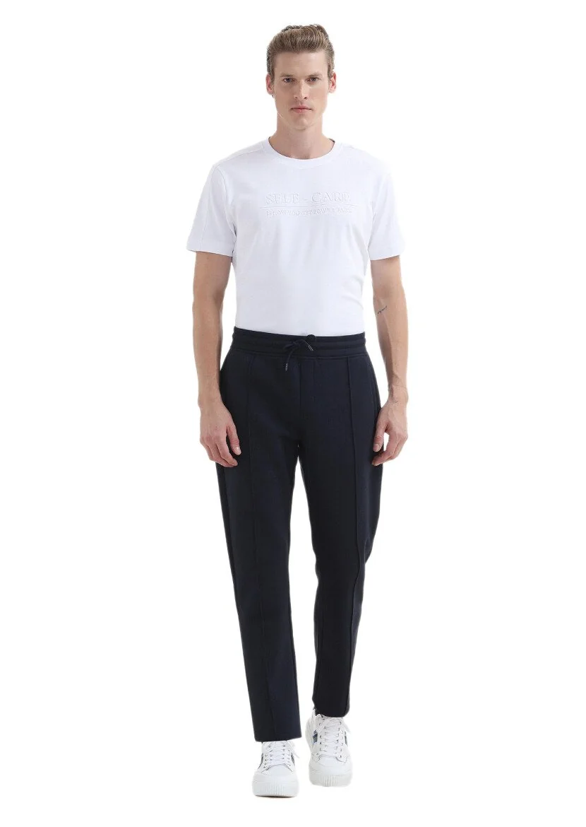 Navy Blue Sweat Pants - 2
