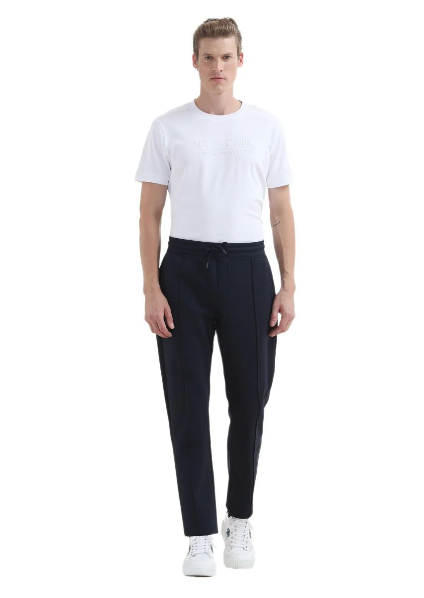 Navy Blue Sweat Pants - 2