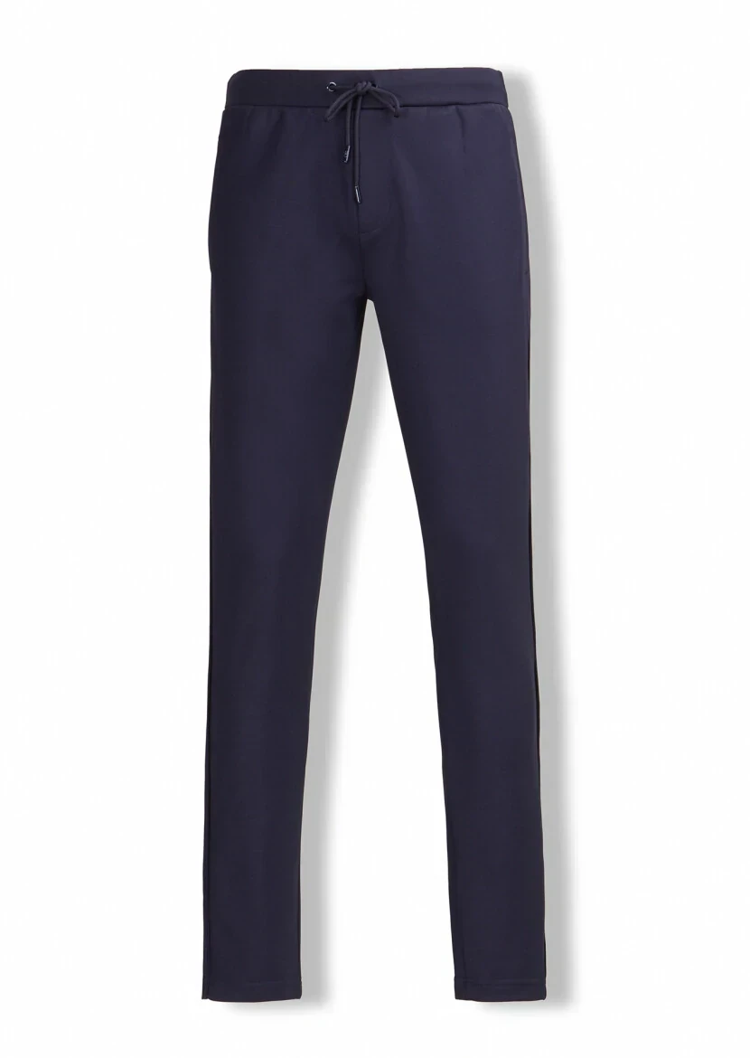 Navy Blue Sweat Pants - 1
