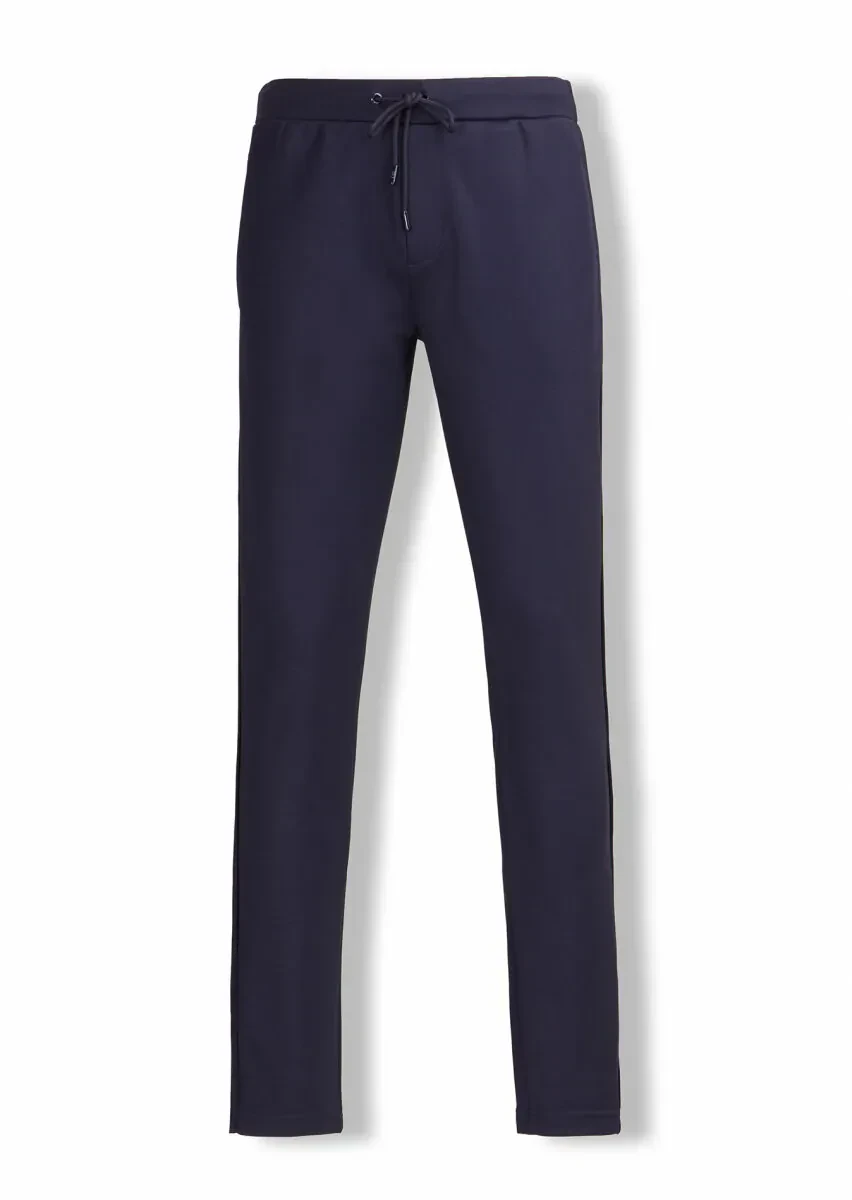 Navy Blue Sweat Pants - 1