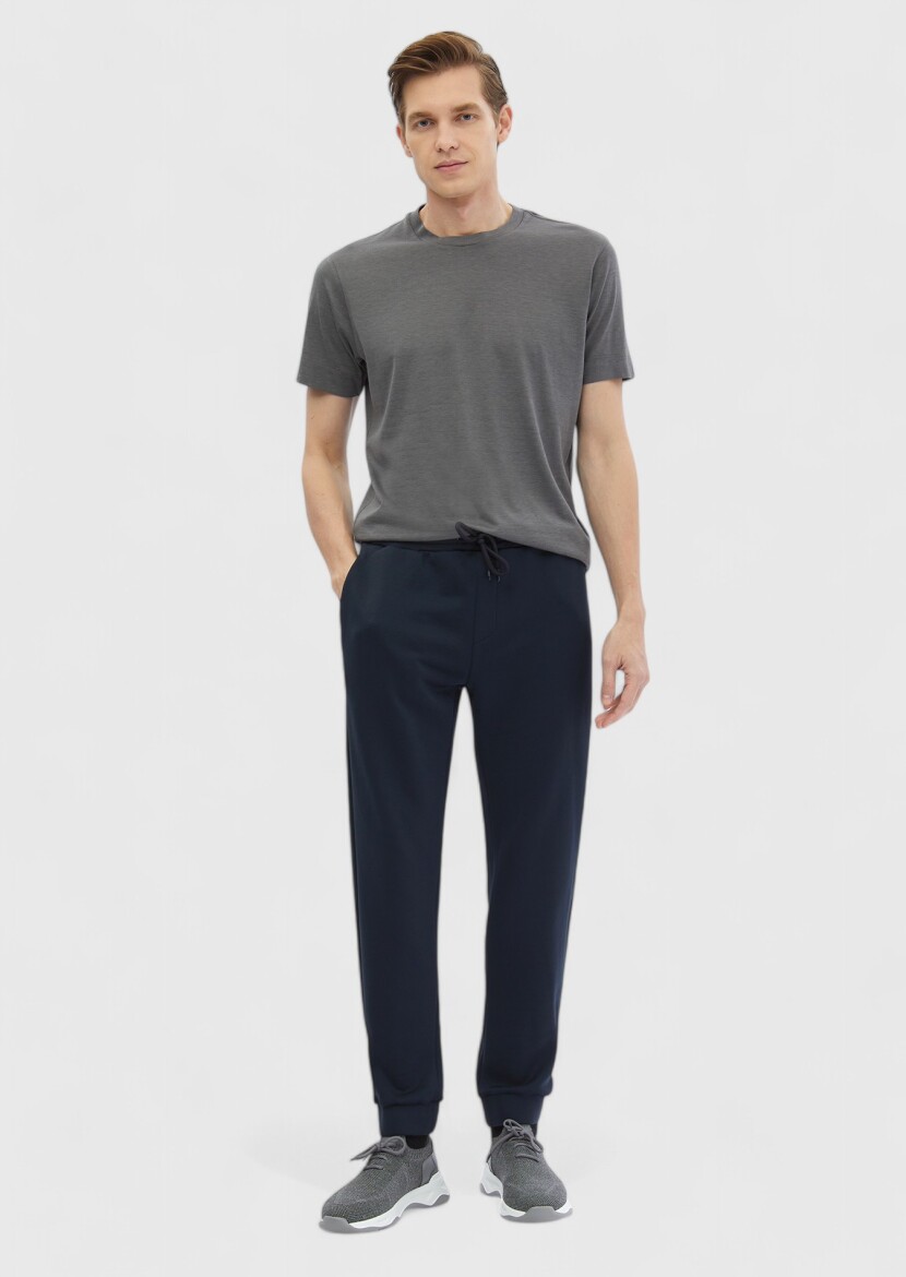 Navy Blue Sweat Pants - RAMSEY