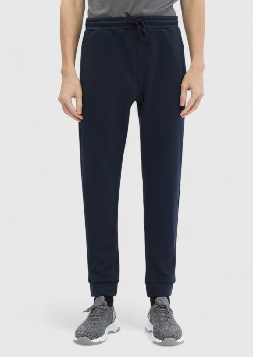 Navy Blue Sweat Pants - 2