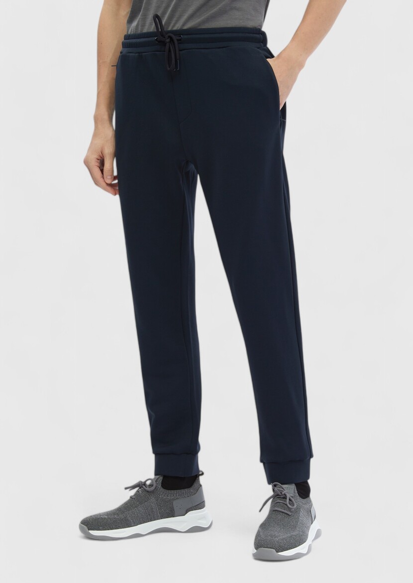 Navy Blue Sweat Pants - 3