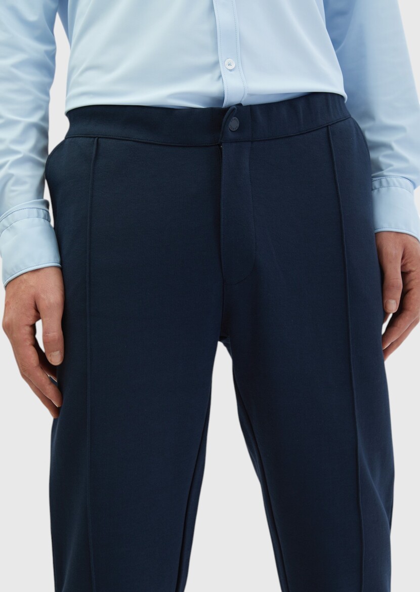 Navy Blue Sweat Pants - 3