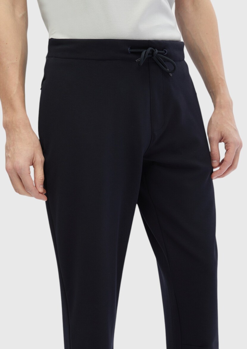 Navy Blue Sweat Pants - 4