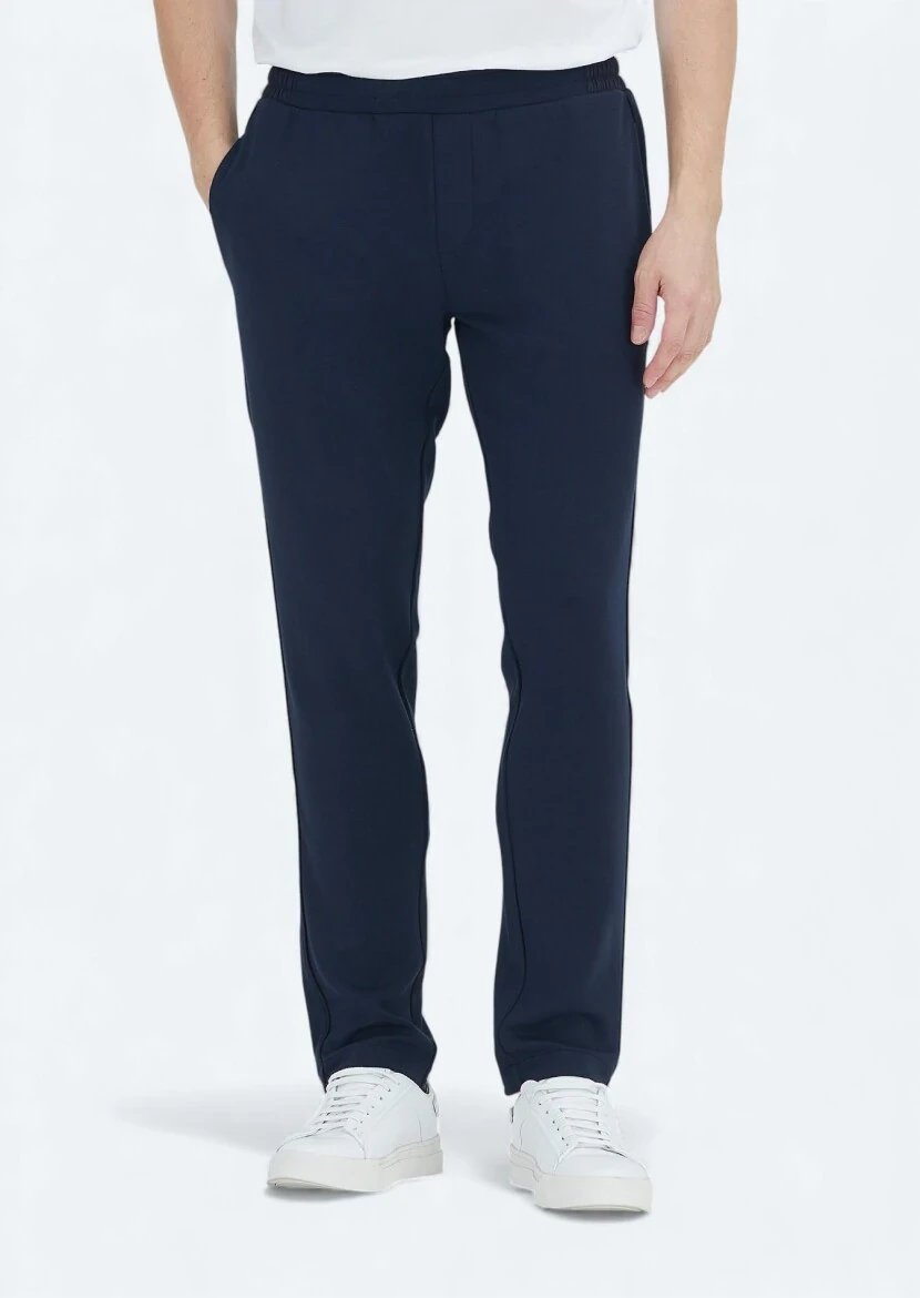 Navy Blue Sweat Pants - 2