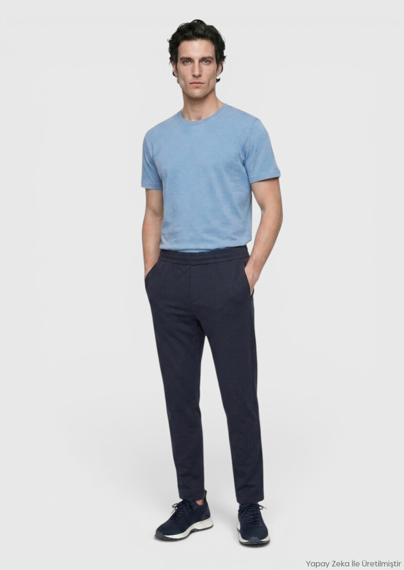 Navy Blue Sweat Pants - RAMSEY