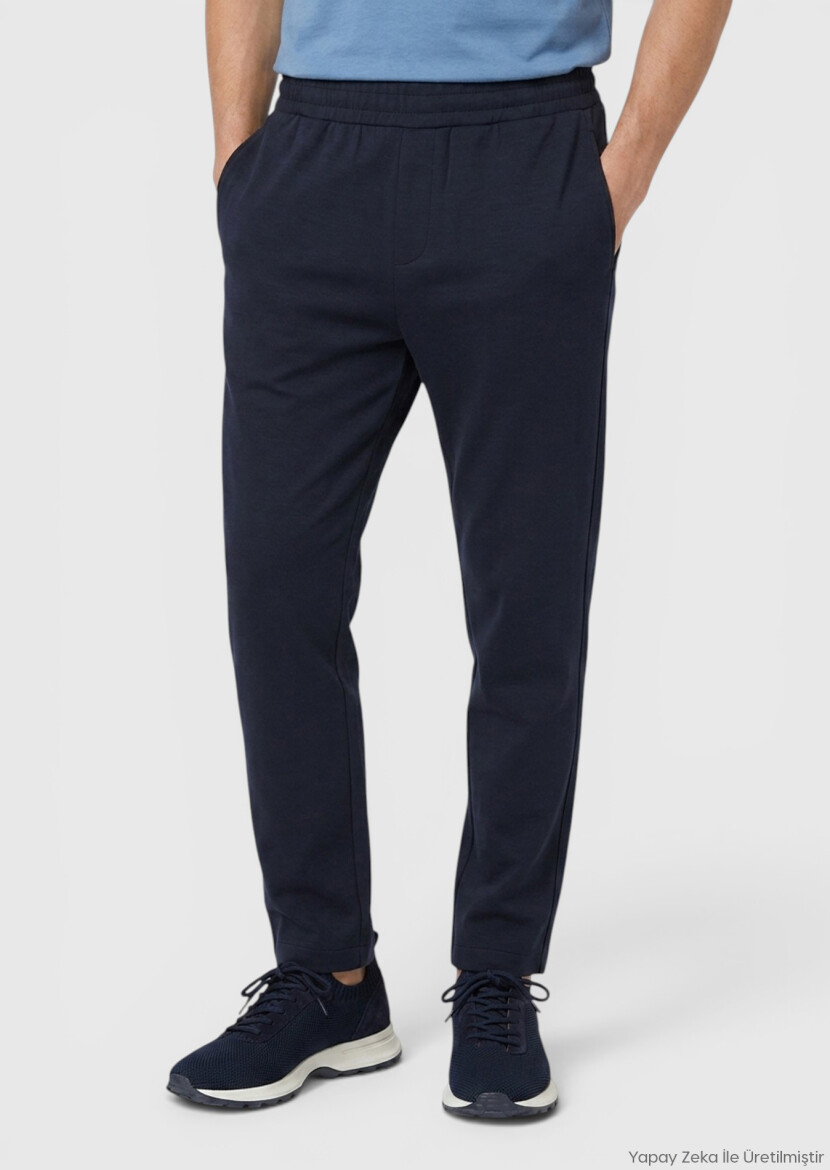 Navy Blue Sweat Pants - RAMSEY