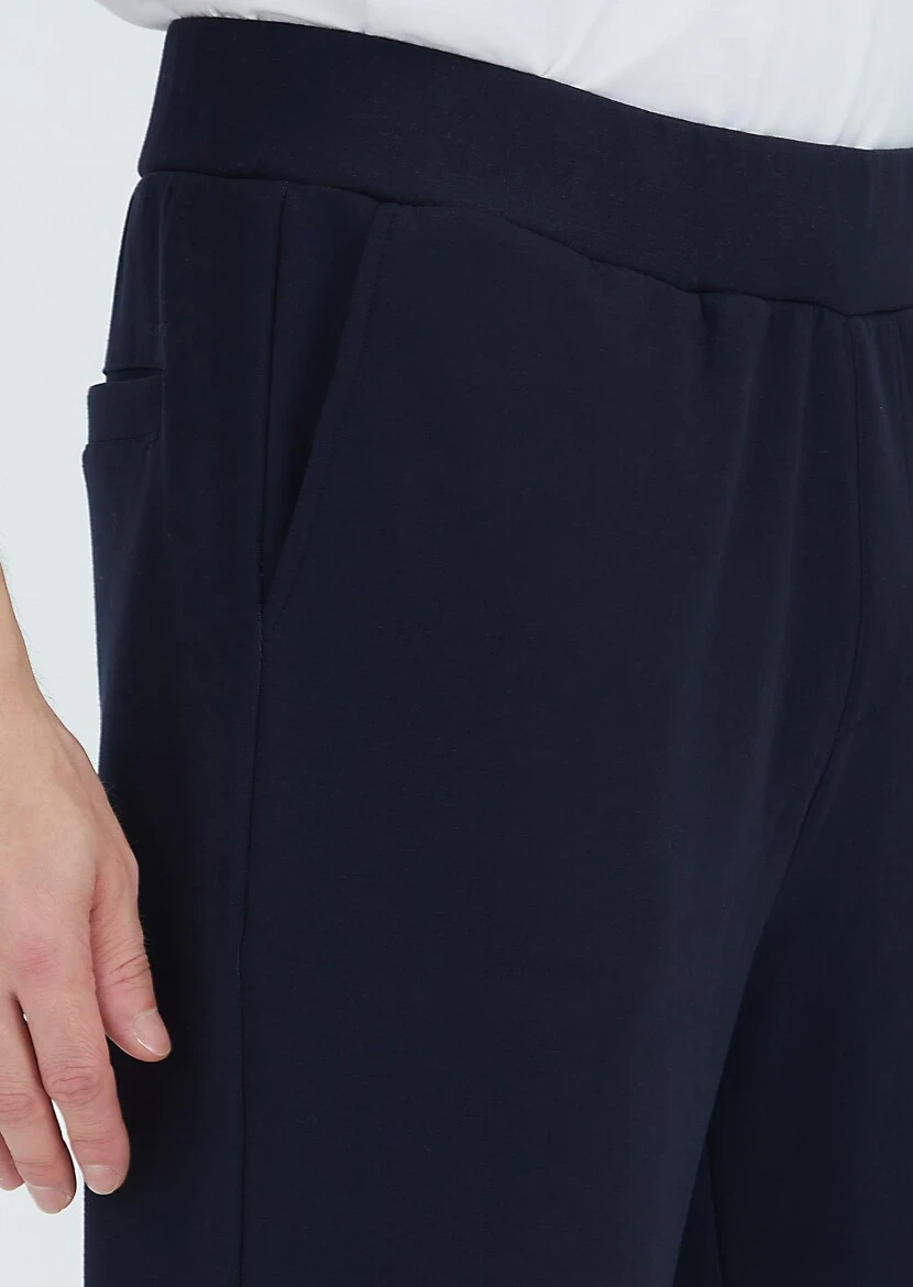 Navy Blue Sweat Pants - 2