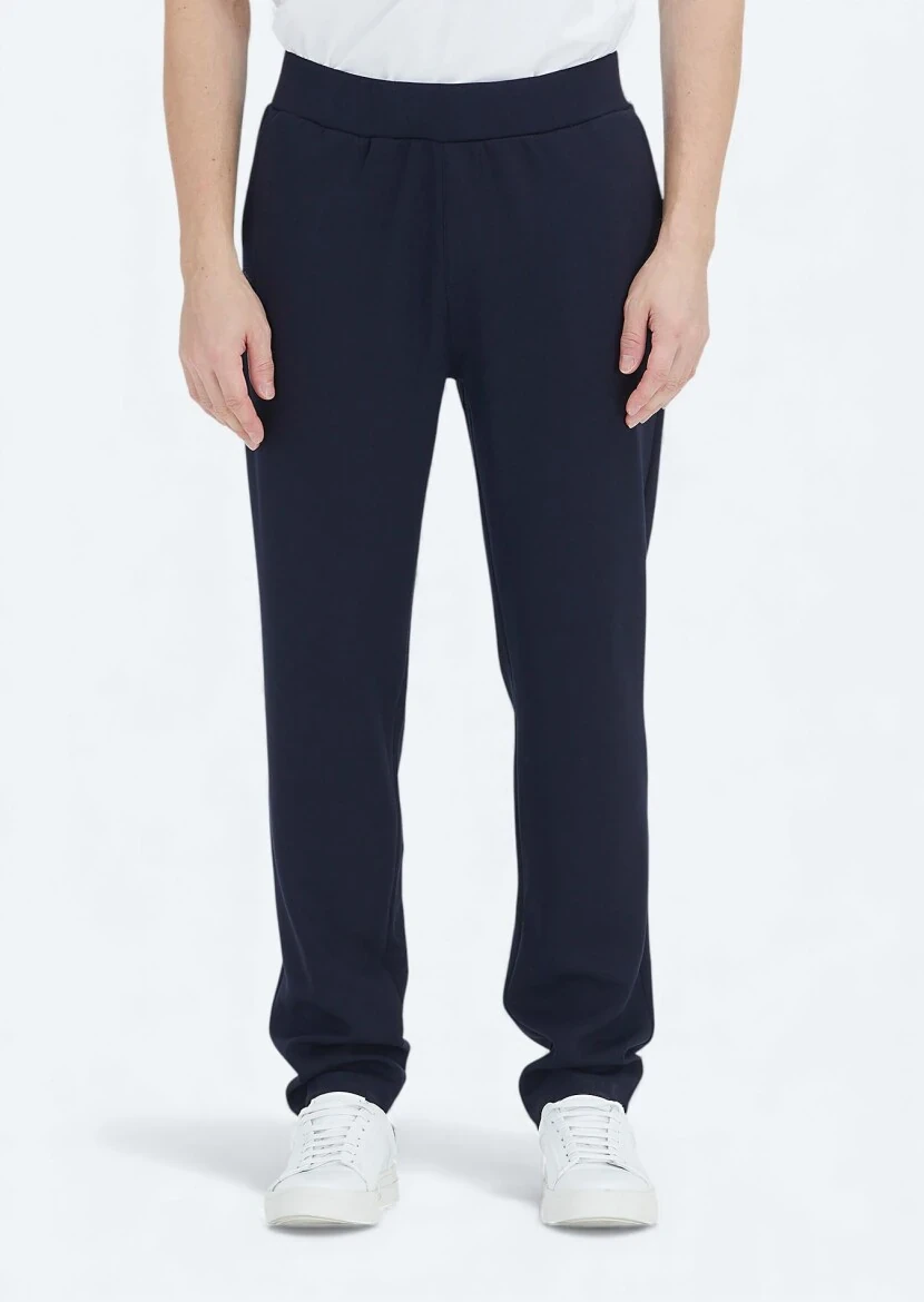 Navy Blue Sweat Pants - 3