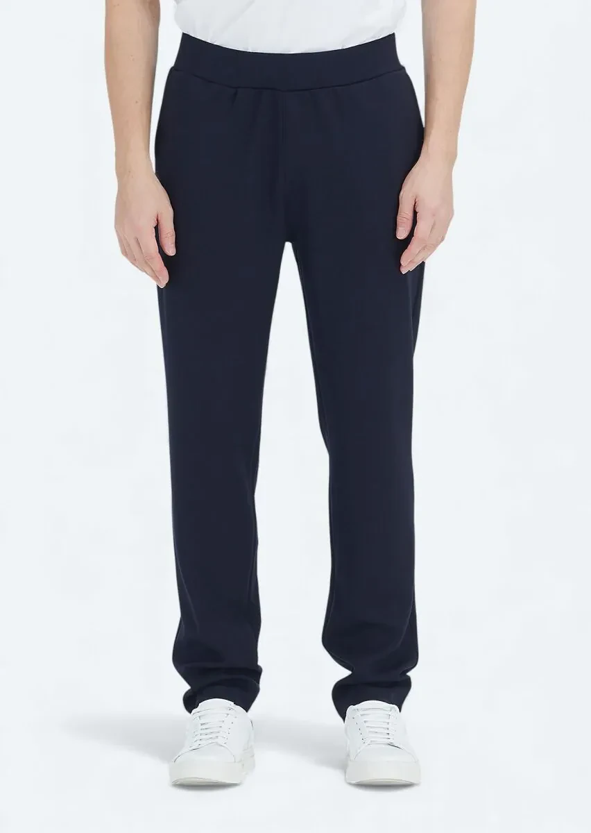 Navy Blue Sweat Pants - 3