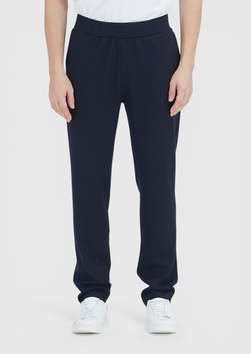 Navy Blue Sweat Pants - 2