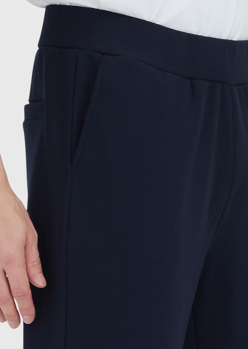 Navy Blue Sweat Pants - 3