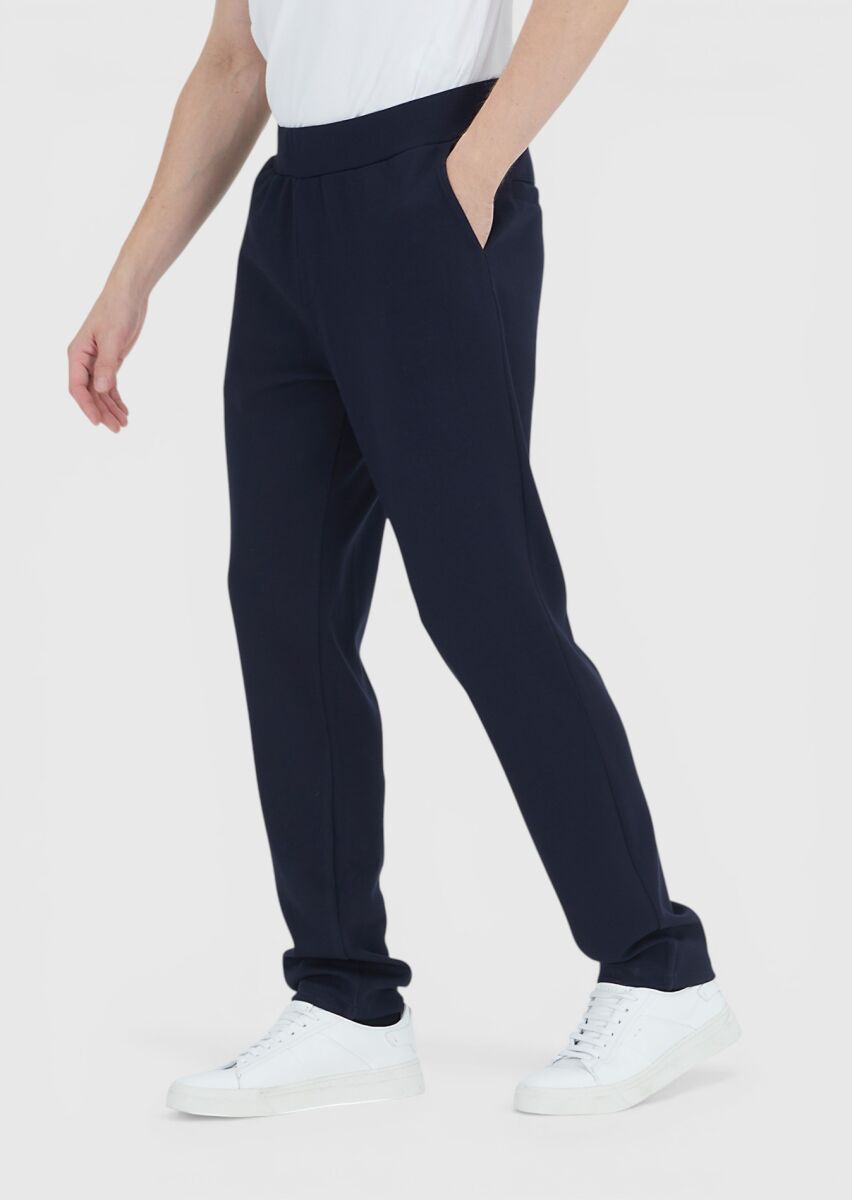 Navy Blue Sweat Pants - 4