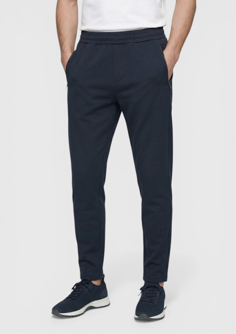 Navy Blue Sweat Pants - 3