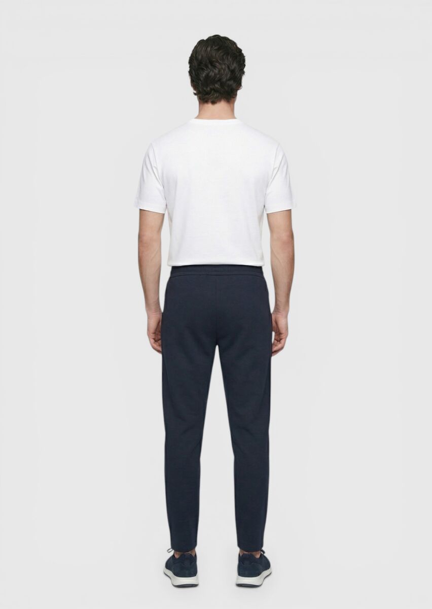 Navy Blue Sweat Pants - 5