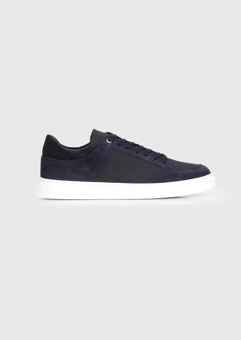 Navy Blue Technical Sneaker - RAMSEY