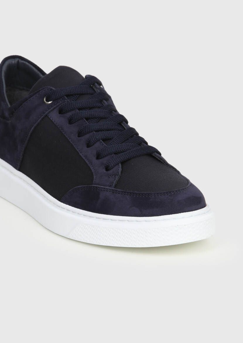Navy Blue Technical Sneaker - RAMSEY