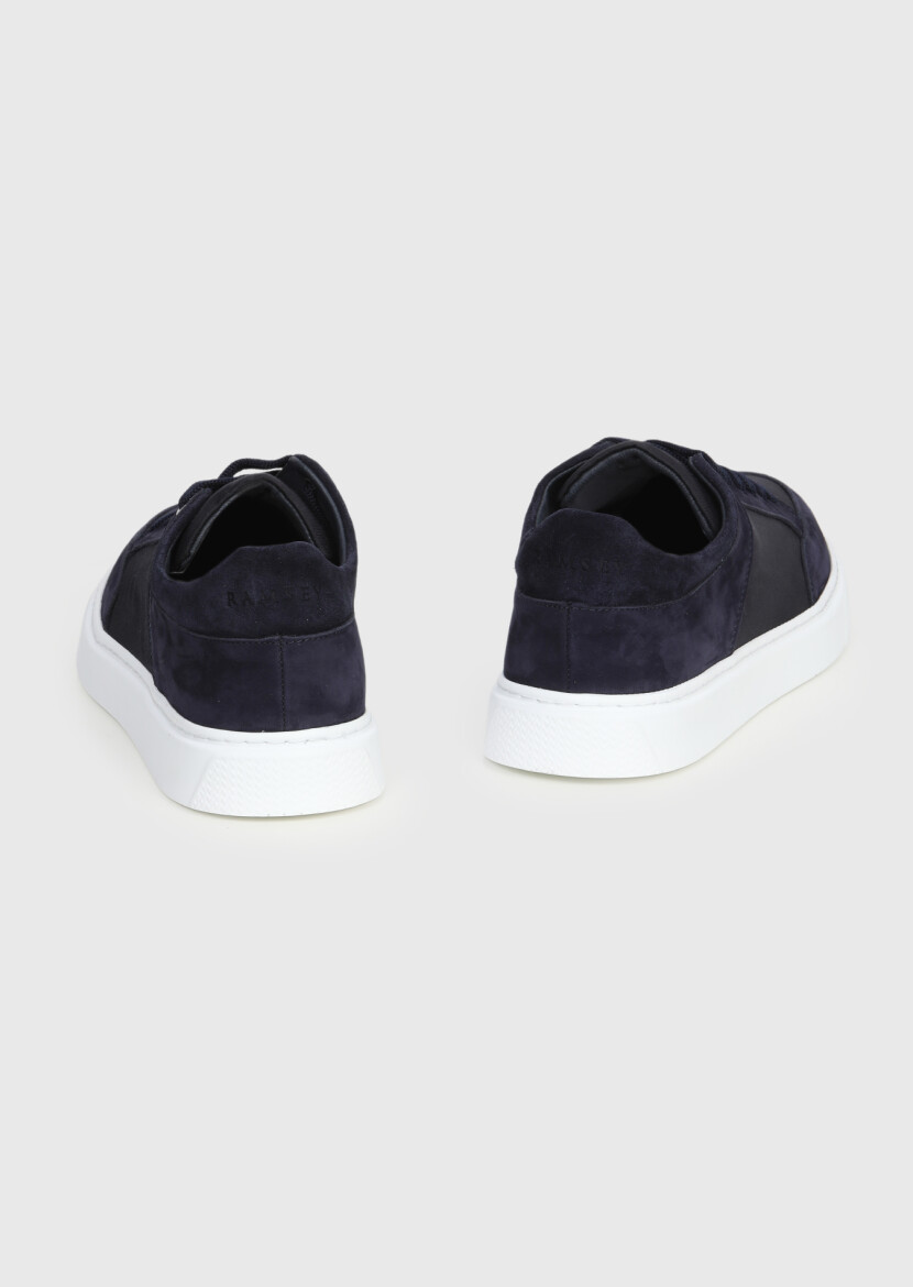 Navy Blue Technical Sneaker - 5