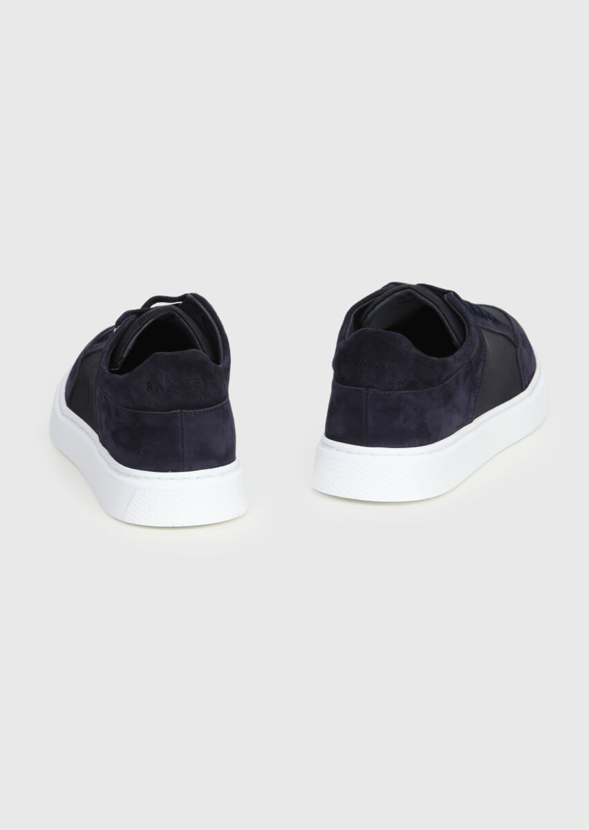 Navy Blue Technical Sneaker - 5