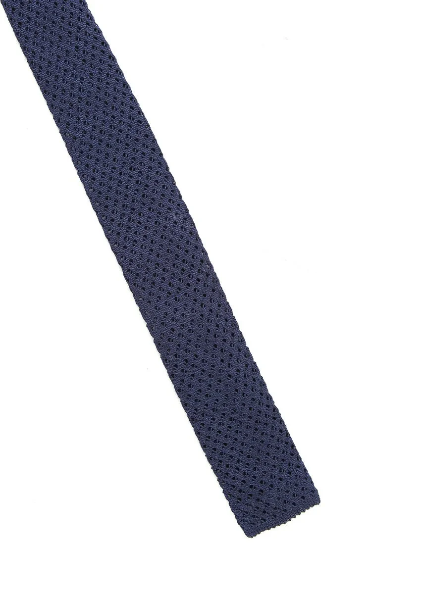 Navy Blue Tie - 1