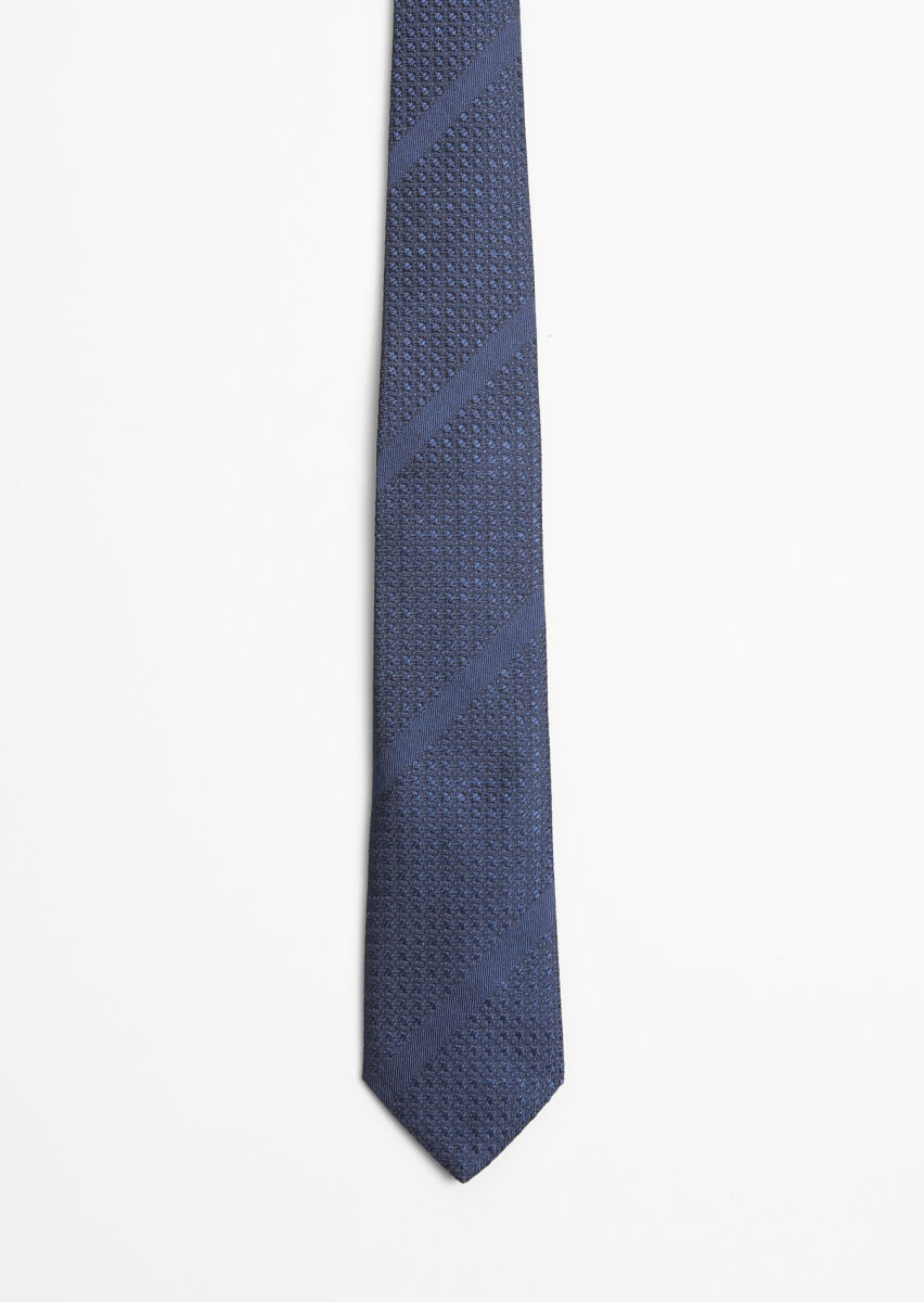 Navy Blue Tie - 1