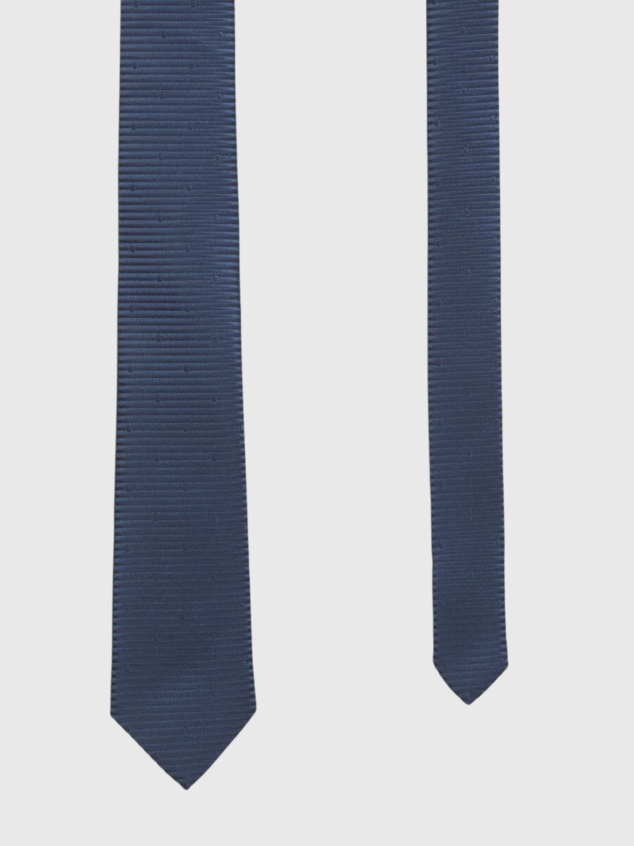 Navy Blue Tie - 1