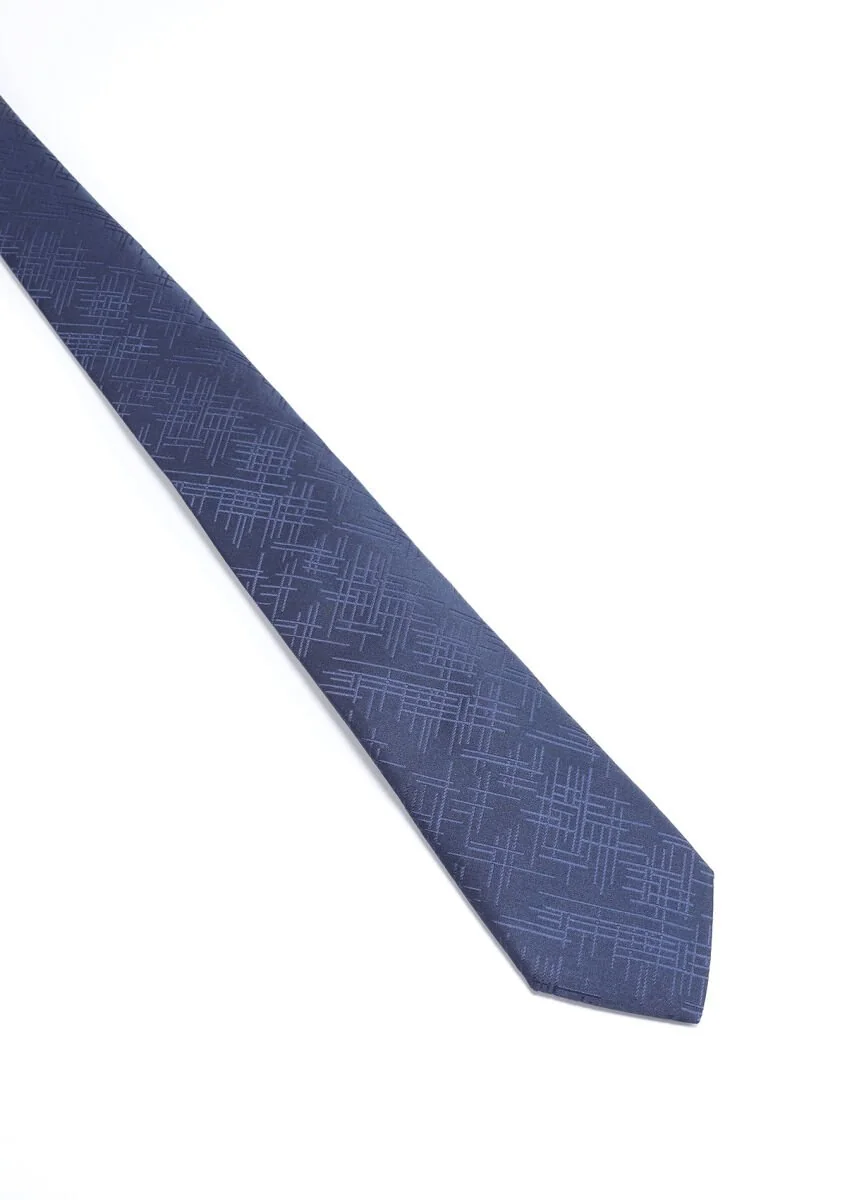 Navy Blue Tie - 1