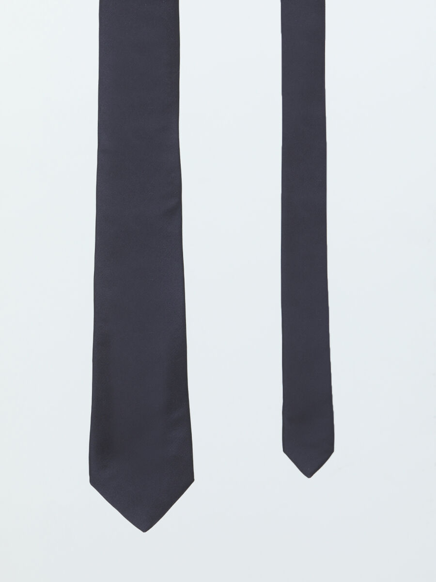 Navy Blue Tie - 1