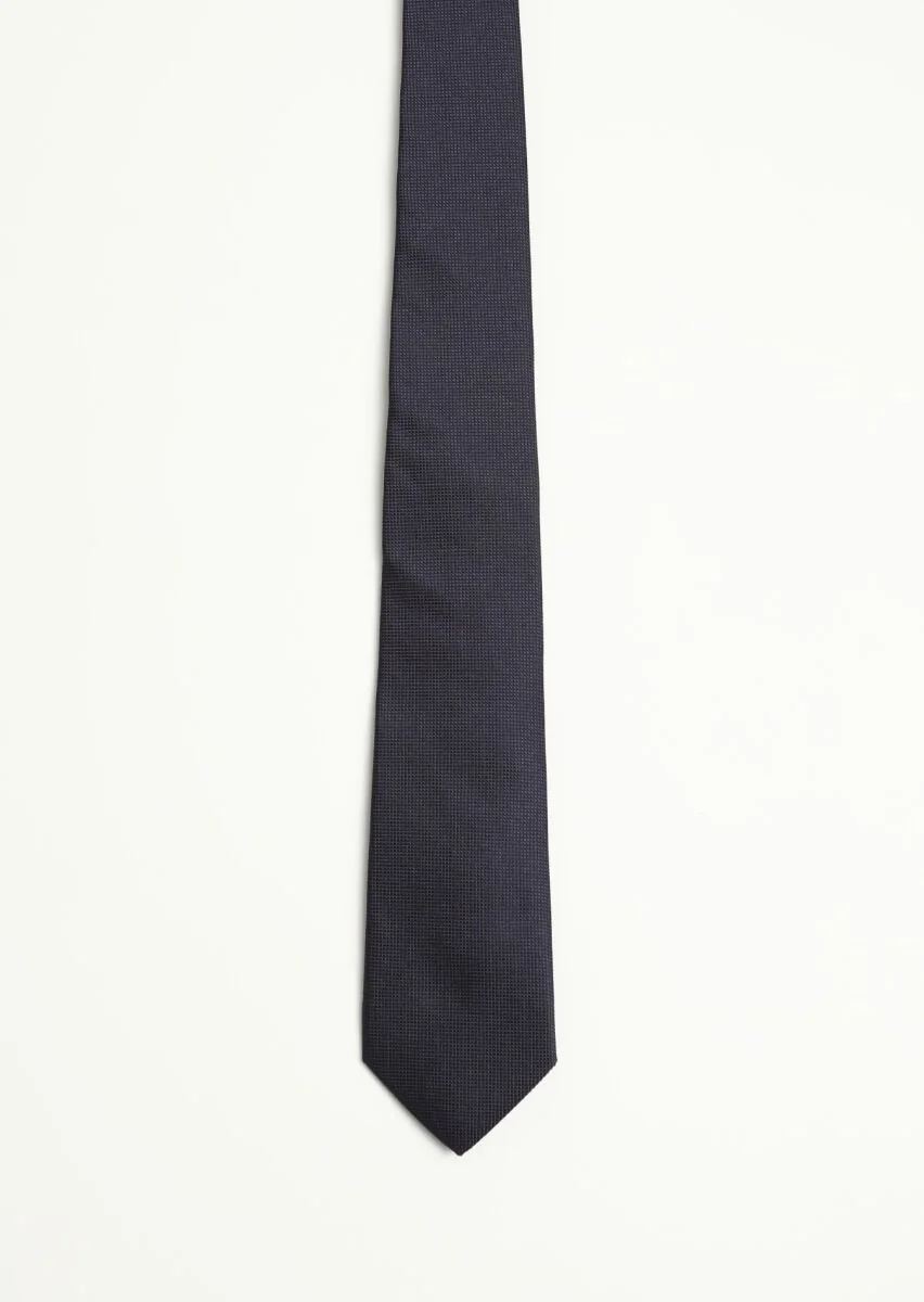 Navy Blue Tie - 1
