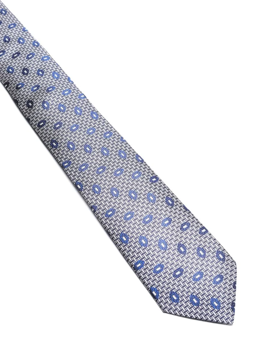 Navy Blue Tie - 3